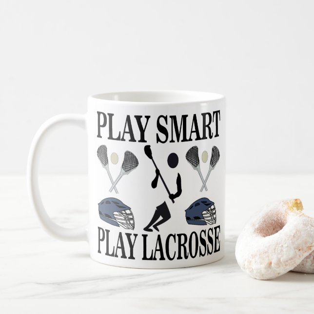 Taza De Café Deportes de Lacrosse (Con donut)