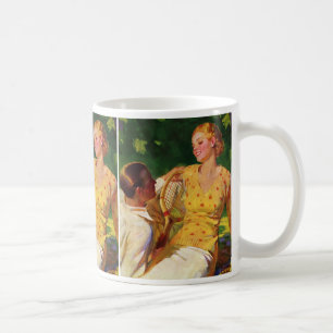 Taza De Café Deportes de moda Tenis, Amor y Romance