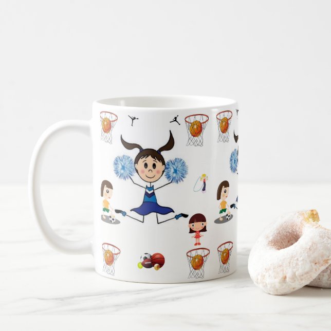 Taza De Café deportes de mugre (Con donut)