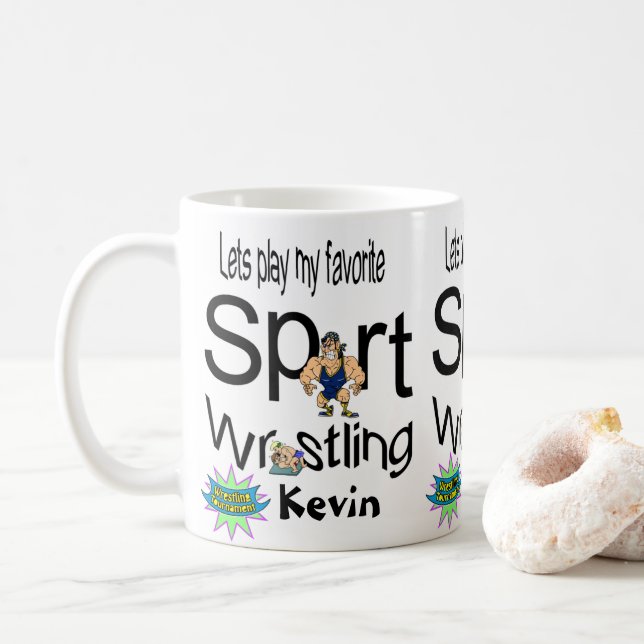 Taza De Café Deportes de peluche (Con donut)