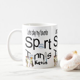 Taza De Café Deportes de tenis