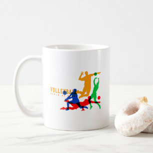 Taza De Café Deportes de voleibol   Mug clásico #11