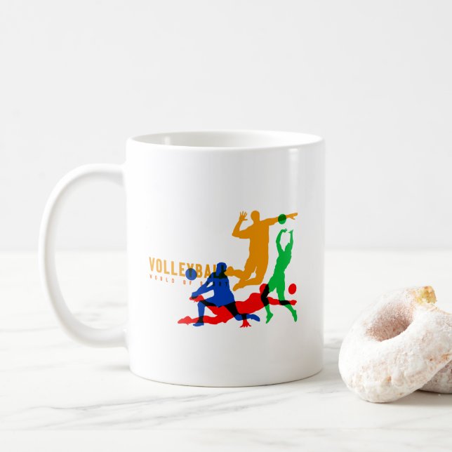 Taza De Café Deportes de voleibol | Mug clásico #11 (Con donut)