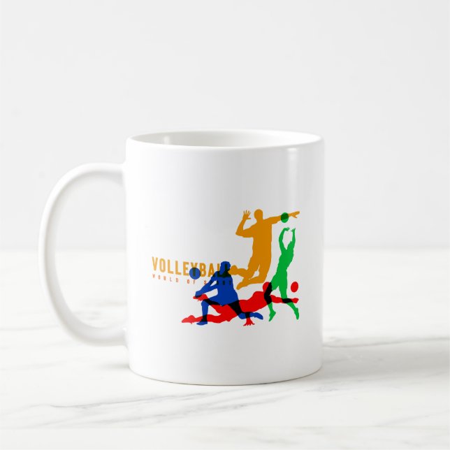 Taza De Café Deportes de voleibol | Mug clásico #11 (Izquierda)