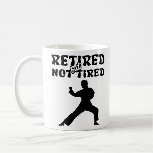 Taza De Café Deportes marciales de retiro retirados pero no can