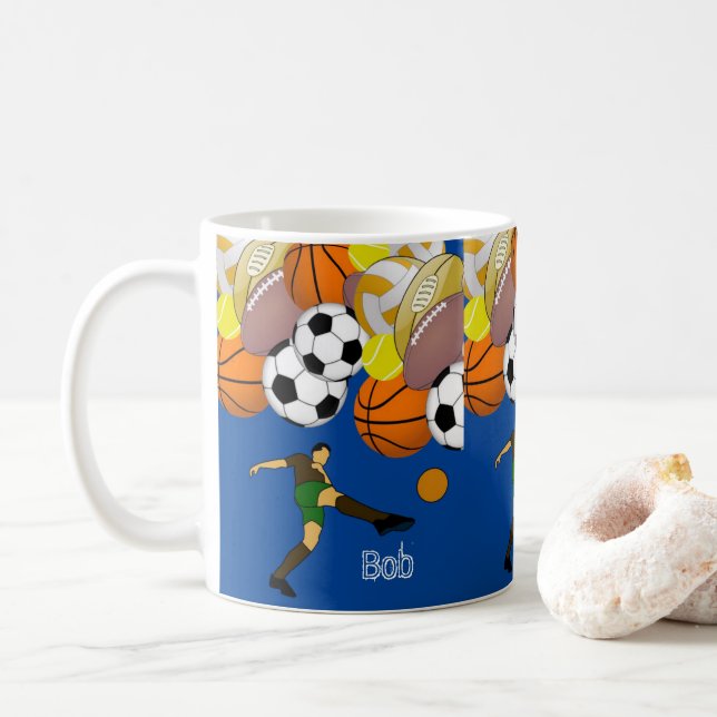 Taza De Café Deportes Mug (Con donut)