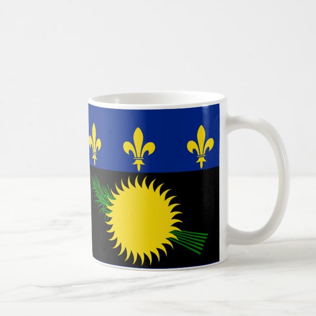 Taza De Café Depósito cerámico de bandera guadalupana (Derecha)