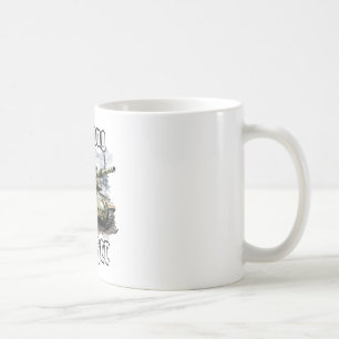 Taza De Café Depósito de advertencia de motivos de soldado arma