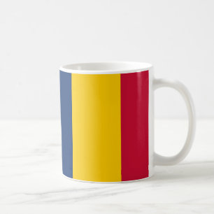 Taza De Café Depósito de café cerámico de bandera de Chad