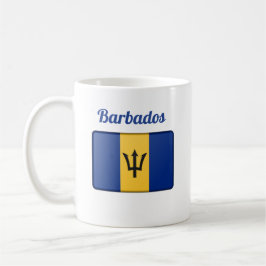 Taza De Café Depósito de café de Bandera de Barbados