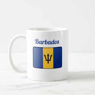 Taza De Café Depósito de café de Bandera de Barbados
