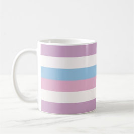 Taza De Café Depósito de café de la bandera intersexual