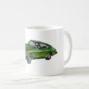Taza De Café Depósito de ilustración Datsun Z