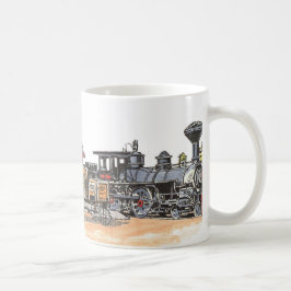 Taza De Café Depósito del oeste viejo del ferrocarril