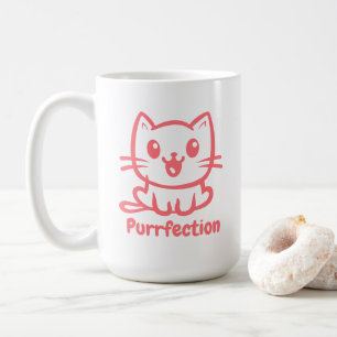 Taza De Café Depuración, Gato De Anime Muy Cuto