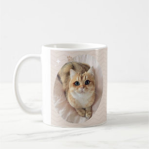Taza De Café "Depuradamente Cafeinada: Mug de gato bonito"