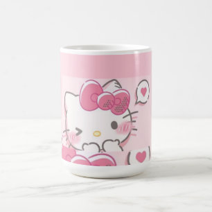 Taza De Café Depuradamente lindo: la peluca Kitty imprescindibl