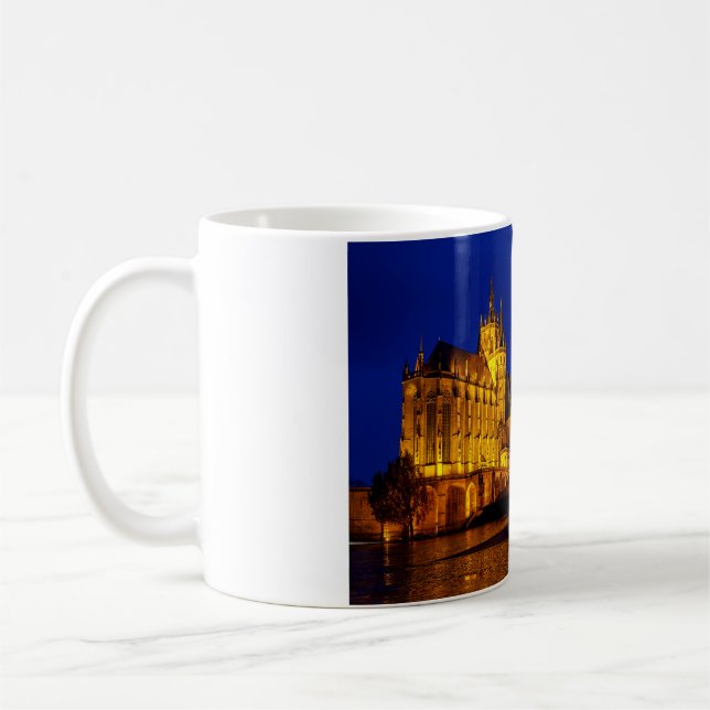 Taza De Café Der Erfurter Dom en Thüringen Kaffeetasse (Izquierda)