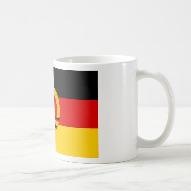 Taza De Café Der RDA - bandera de Flagge de la RDA (la Alemania (Derecha)