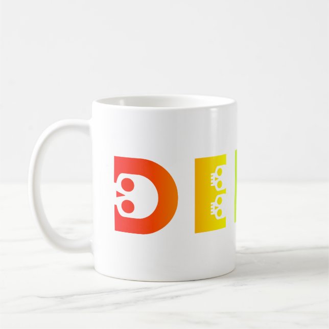 Taza De Café derby : skullphabet (Izquierda)