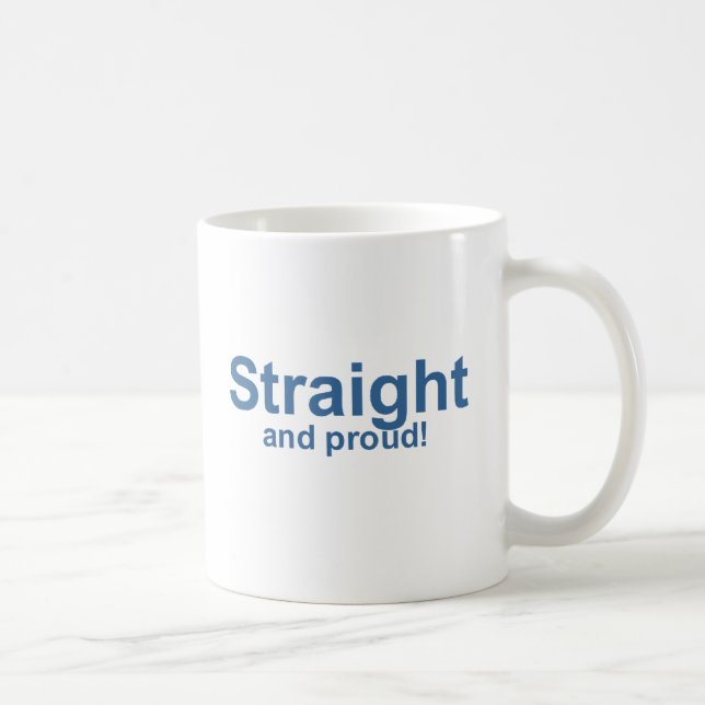 Taza De Café ¡Derecho… y orgulloso! (Derecha)