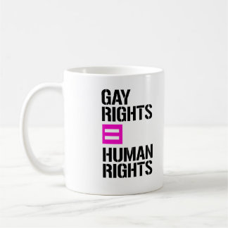 Taza De Café Derechos de los gays iguales derechos humanos