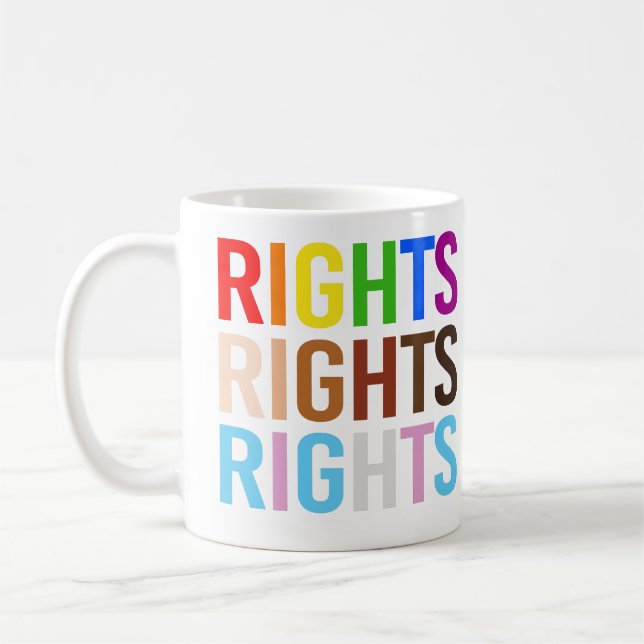 Taza De Café Derechos LGBTQ+ (Izquierda)