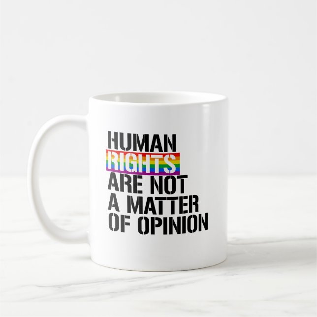 Taza De Café Derechos LGBTQ (Izquierda)