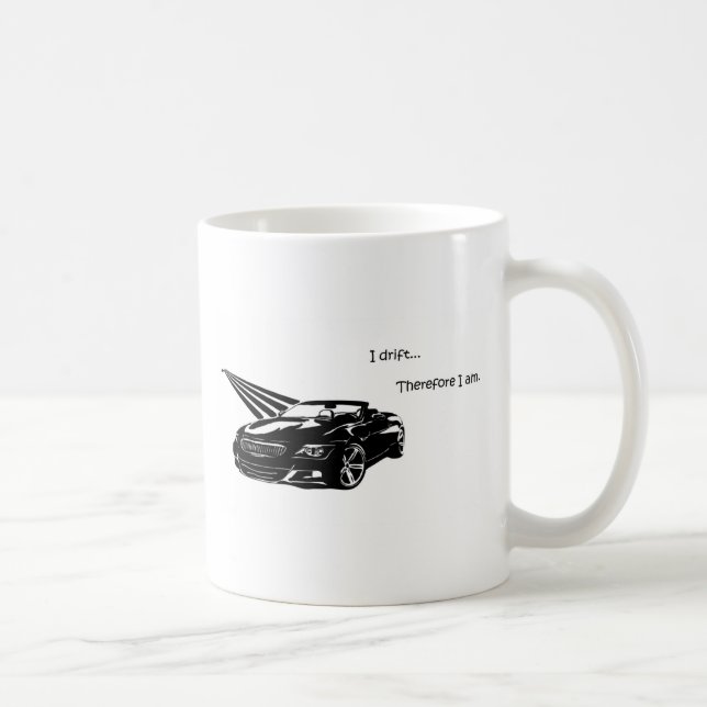 Taza De Café Derivo, por lo tanto estoy (Derecha)