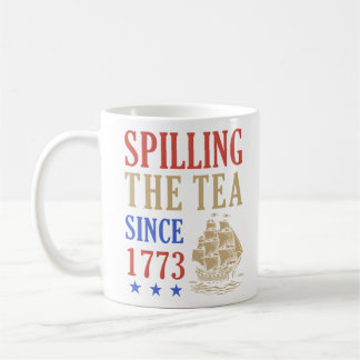 Taza De Café Derramando el Té Desde 1773 Sloth Divertido