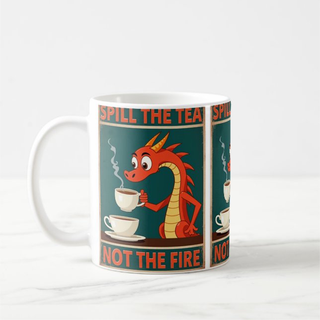 Taza De Café derramar el té (Izquierda)