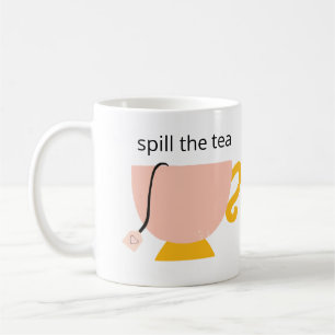 Taza De Café Derrame el té