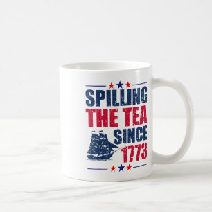 Taza De Café Derrame El Té Desde 1773 Profesora De Historia Fem
