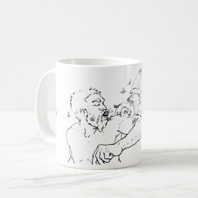 TAZA DE CAFÉ DERRAME MUG (Anverso izquierdo)
