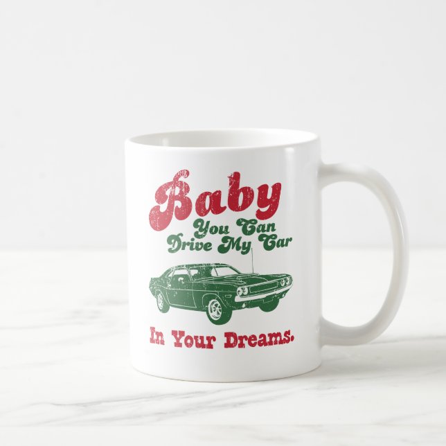 Taza De Café Desafiador de 1970 Dodge Hemi (Derecha)