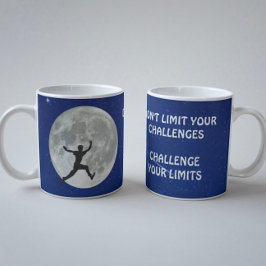 Taza De Café Desafiar sus límites presupuesto motivacional