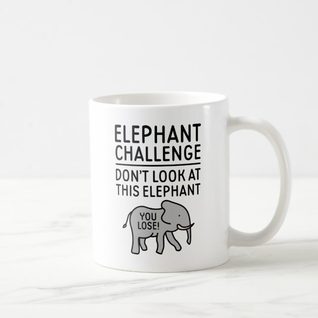 Taza De Café Desafío del Elefante (Derecha)