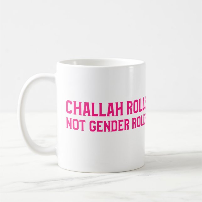 Taza De Café Desafío no se mueve género: feminista judía (Izquierda)