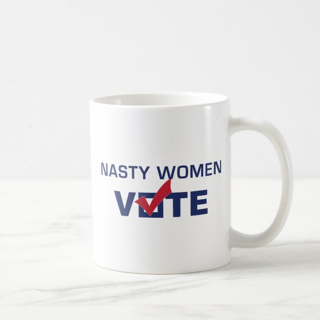 Taza de café desagradable del voto de las mujeres (Derecha)