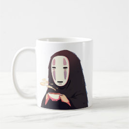 Taza De Café desanimado - mascarilla anime tomando té