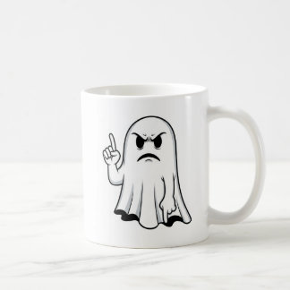 TAZA DE CAFÉ DESAPROBACIÓN DE FANTASMA