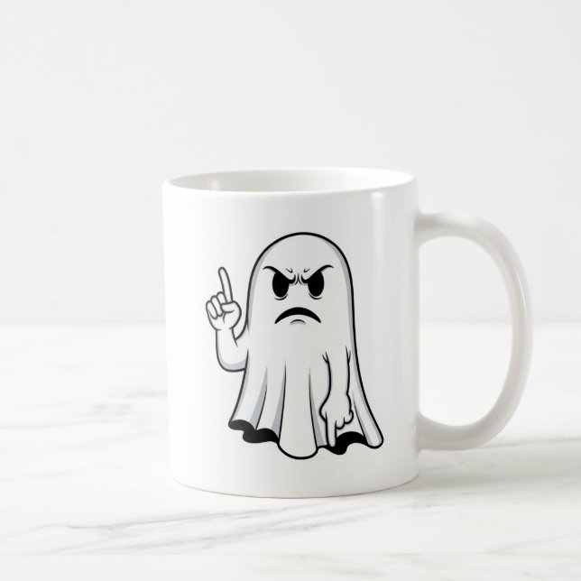 TAZA DE CAFÉ DESAPROBACIÓN DE FANTASMA (Derecha)