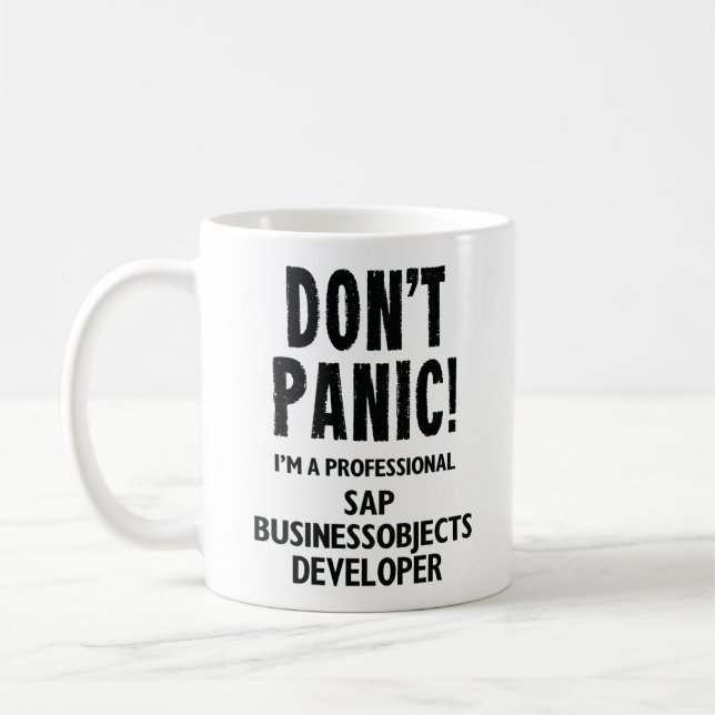 Taza De Café Desarrollador de BusinessObjects de SAP (BO) (Izquierda)