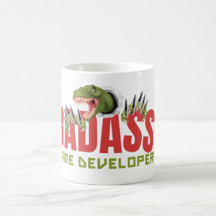 TAZA DE CAFÉ DESARROLLADOR DE JUEGOS DE BADASS - DEV DE JUEGO