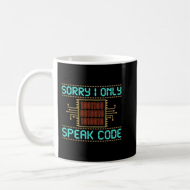 Taza De Café Desarrollador de software de código Nerd C (Izquierda)