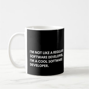 Taza De Café Desarrollador de Software Dicho Divertido de Progr