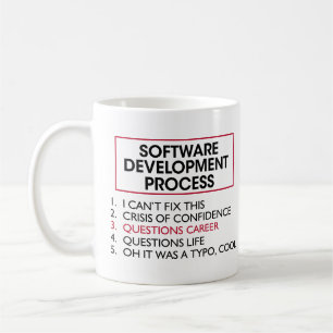 Taza De Café Desarrollador de software - Proceso de desarrollo