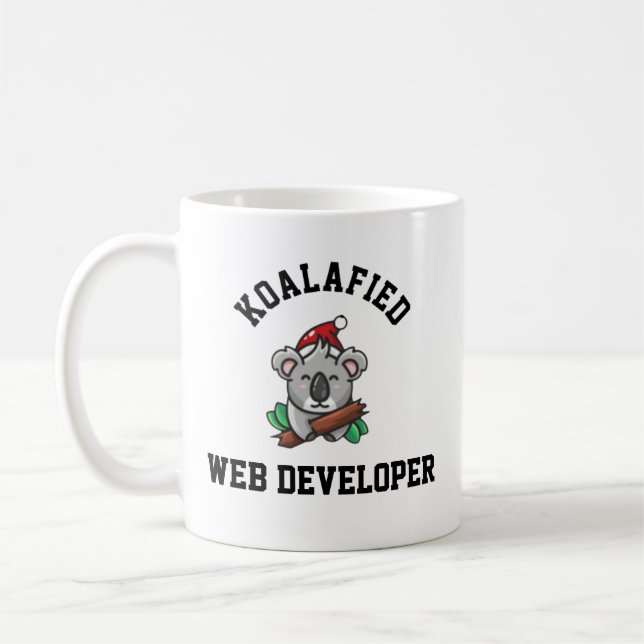 Taza De Café Desarrollador web Koalafied (Izquierda)