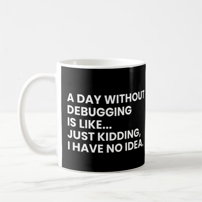 Taza De Café Desarrolladores y programadores divertido dicho de (Izquierda)
