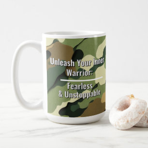 Taza De Café "Desata a tu guerrero interior" 